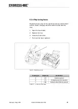 Предварительный просмотр 71 страницы Endress ESE 1408 DGB ES DIN Operating Instructions Manual