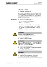 Предварительный просмотр 39 страницы Endress ESE 406 HG-GT ES DUPLEX Operating Instructions Manual