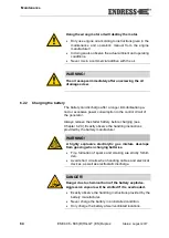 Предварительный просмотр 64 страницы Endress ESE 406 HG-GT ES DUPLEX Operating Instructions Manual