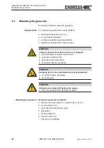 Предварительный просмотр 36 страницы Endress ESE 607 DBG ES DIN Operating Manual