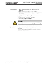 Предварительный просмотр 67 страницы Endress ESE 607 DBG ES DIN Operating Manual