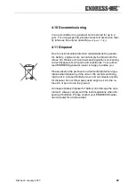 Preview for 43 page of Endress ESE 608 DHG ES DI DUPLEX Operating Instructions Manual