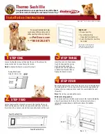 Endura Flap Thermo Sash IIIe Installation Instructions Manual preview