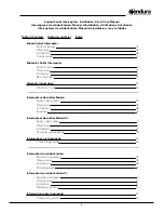 Preview for 2 page of Endura 3911A02 Installation, Use & Care Manual