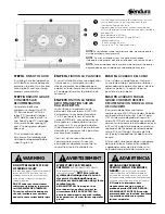 Preview for 19 page of Endura 3911A02 Installation, Use & Care Manual