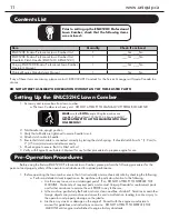 Preview for 16 page of Endura ENLC52HC Operator'S Manual