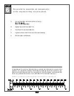 Preview for 18 page of Endurance ESB150 Assembly Instructions & Owner'S Manual