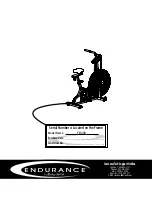 Предварительный просмотр 42 страницы Endurance FB300 Fan Bike User Manual