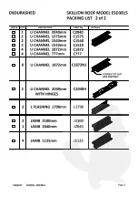 Предварительный просмотр 3 страницы EnduraShed ESD3815 Manual