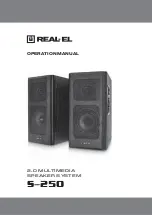 Предварительный просмотр 1 страницы ENEL Real-El S-250 Operation Manual