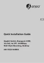 Eneo 230114 Quick Installation Manual предпросмотр