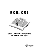 Eneo EKR-KB1 Operating Instructions Manual preview