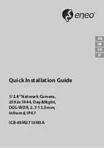 Предварительный просмотр 1 страницы Eneo ICB-65M2713M5A Quick Installation Manual