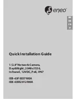 Eneo IEB-63F0037M0A Quick Installation Manual предпросмотр