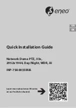 Eneo INP-75A0033MIA Quick Installation Manual предпросмотр