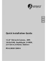 Предварительный просмотр 1 страницы Eneo IPB-62M2812M0A Quick Installation Manual