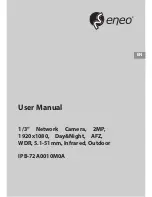 Предварительный просмотр 1 страницы Eneo IPB-72A0010M0A User Manual