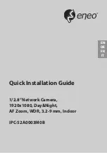 Eneo IPC-52A0003M0B Quick Installation Manual предпросмотр