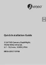 Preview for 1 page of Eneo MEB-62V2713P0A Quick Installation Manual