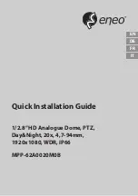 Eneo MPP-62A0020M0B Quick Installation Manual предпросмотр