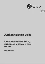 Eneo NXP-880F Series Quick Installation Manual предпросмотр