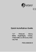 Предварительный просмотр 1 страницы Eneo PXD-2080Z03 D Quick Installation Manual