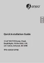 Preview for 1 page of Eneo TPD-62V2812P0A Quick Installation Manual