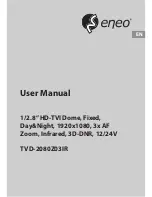 Предварительный просмотр 1 страницы Eneo TVD-2080Z03IR User Manual