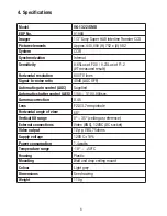 Предварительный просмотр 6 страницы Eneo VK-1322 Instruction Manual