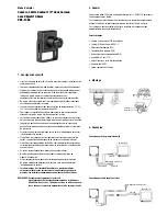 Предварительный просмотр 5 страницы Eneo VKC-1366 Installation And Operating Manual