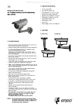 Предварительный просмотр 1 страницы Eneo VKC-1374/IR Installation And Operating Instructions Manual