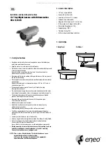 Preview for 3 page of Eneo VKC-1374/IR Installation And Operating Instructions Manual