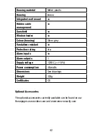 Preview for 42 page of Eneo VKC-1425 Installation And Operating Instructions Manual