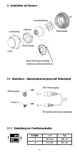 Предварительный просмотр 5 страницы Eneo VKCD-1321SFM/MF Installation And Operating Instructions Manual