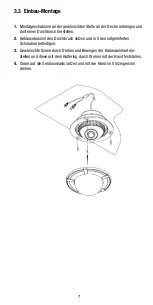 Предварительный просмотр 7 страницы Eneo VKCD-1321SFM/MF Installation And Operating Instructions Manual