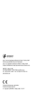 Предварительный просмотр 20 страницы Eneo VKCD-1321SFM/MF Installation And Operating Instructions Manual