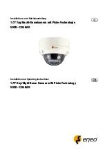 Eneo VKCD-1324B/IR Installation And Operating Instructions Manual предпросмотр