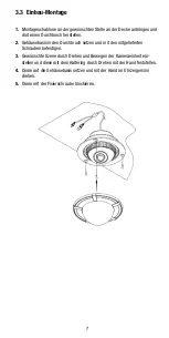 Предварительный просмотр 7 страницы Eneo VKCD-1327WFM/MF Installation And Operating Instructions Manual