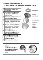 Предварительный просмотр 6 страницы Eneo VKCD-1333SM/49 Installation And Operating Instructions Manual