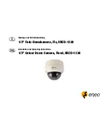 Eneo VKCD-1338 Installation And Operating Instructions Manual предпросмотр