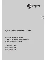 Eneo VM-UHD28M Quick Installation Manual preview