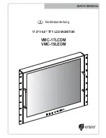 Preview for 9 page of Eneo VMC-17LCDM Installation And Operating Instructions Manual