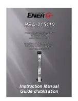 Ener-G+ HEA-215110 Instruction Manual preview