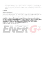 Preview for 11 page of Ener-G+ HEA-21548-BB Instruction Manual