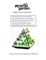 Preview for 1 page of ENERAMA Pyramid Garden Safety & Setup Instructions