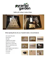 Preview for 2 page of ENERAMA Pyramid Garden Safety & Setup Instructions