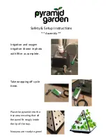 Preview for 6 page of ENERAMA Pyramid Garden Safety & Setup Instructions