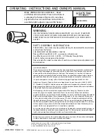 Предварительный просмотр 14 страницы Enerco EGIF151084 Operating Instructions And Owner'S Manual