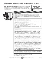 Предварительный просмотр 14 страницы Enerco Heatstar 4000ID Operating Instructions And Owner'S Manual