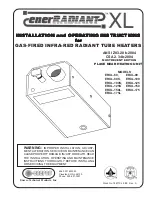 Предварительный просмотр 1 страницы Enerco HEATSTAR enerRADIANT ERXL-100 Installation And Operaing Instructions